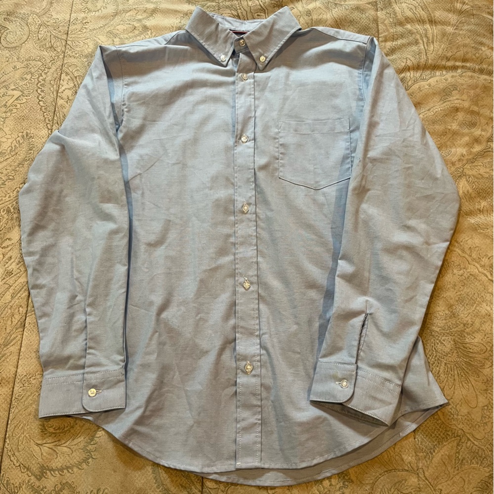 French Toast Oxford Sky Blue boy’s Button-Down Shirt